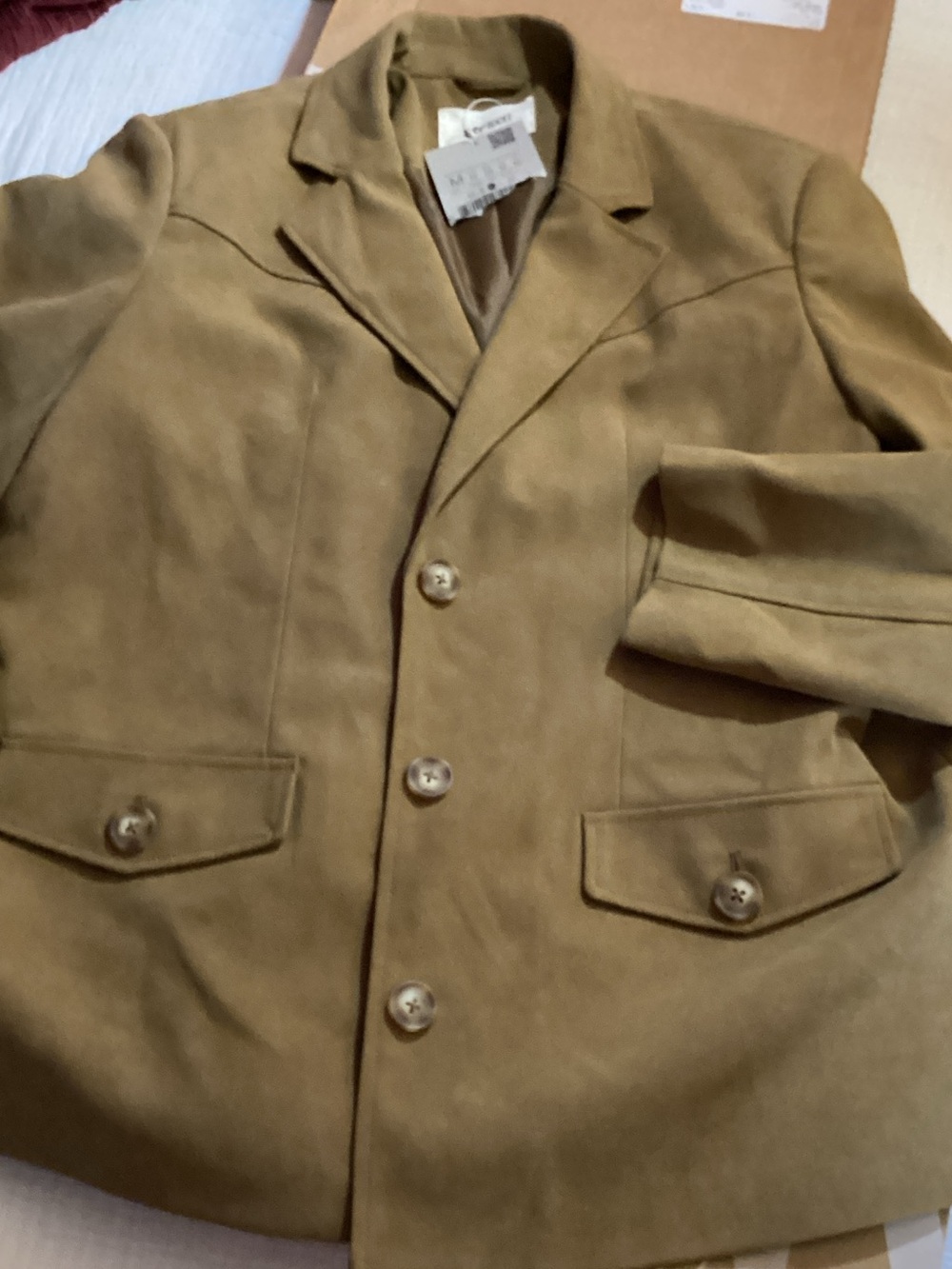 stradivarius Suede Blazer/Jackett